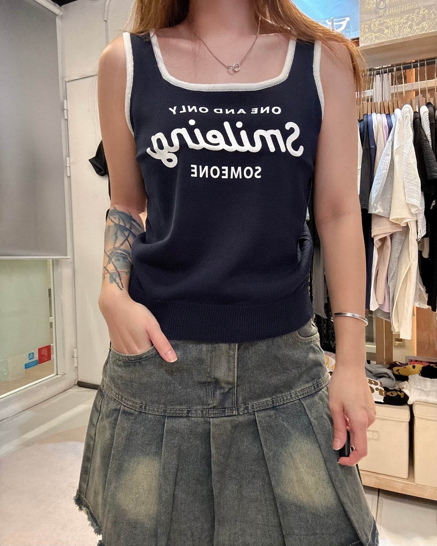 🇰🇷白邊遮副乳背心*2色