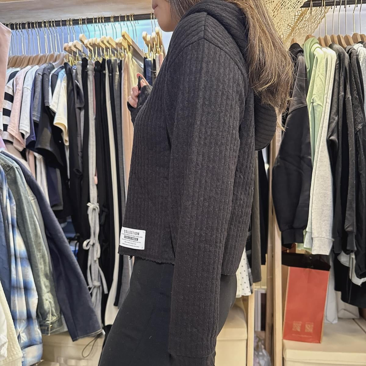 🇰🇷雙向拉鍊高質棉棉薄外套