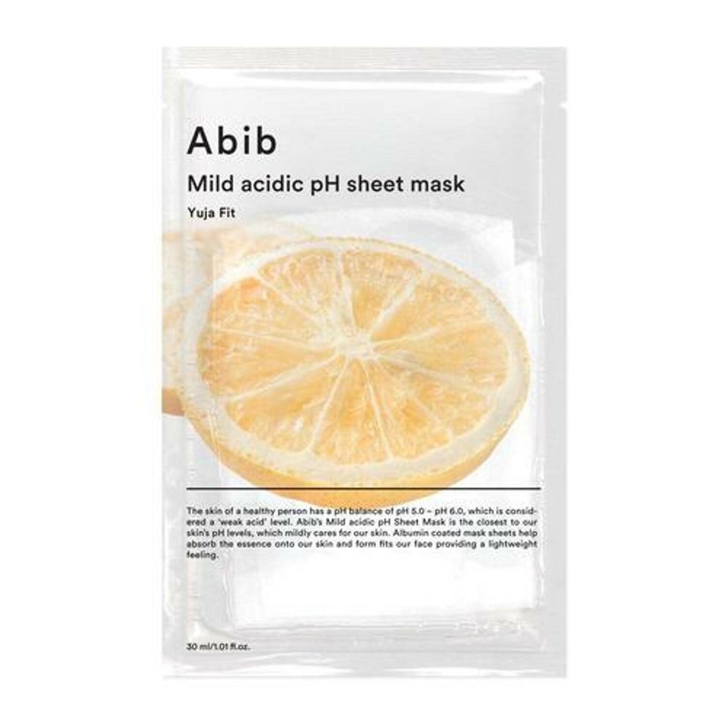 Abib - 【1片】弱酸性柚子面膜