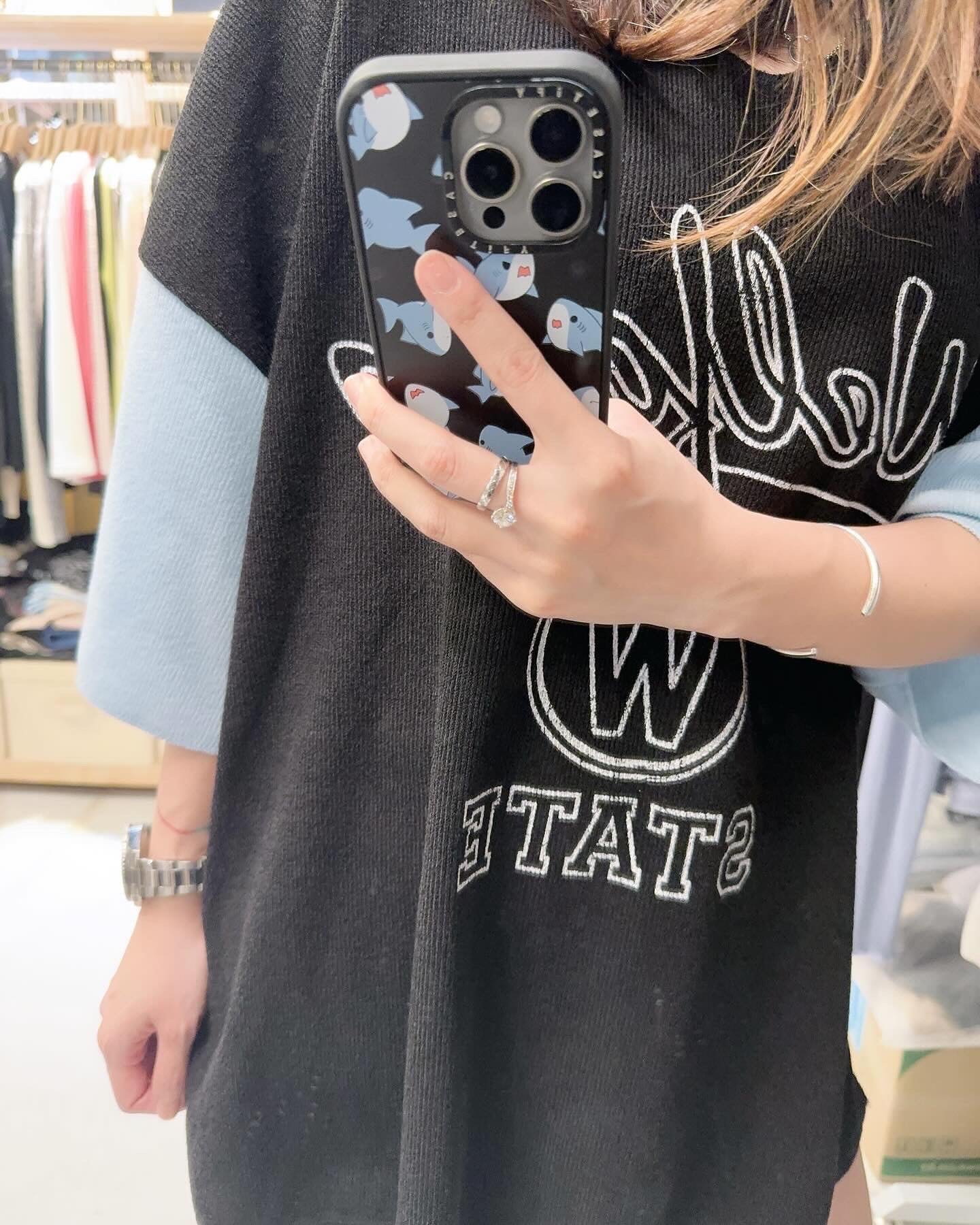拼色闊身Tee*2色