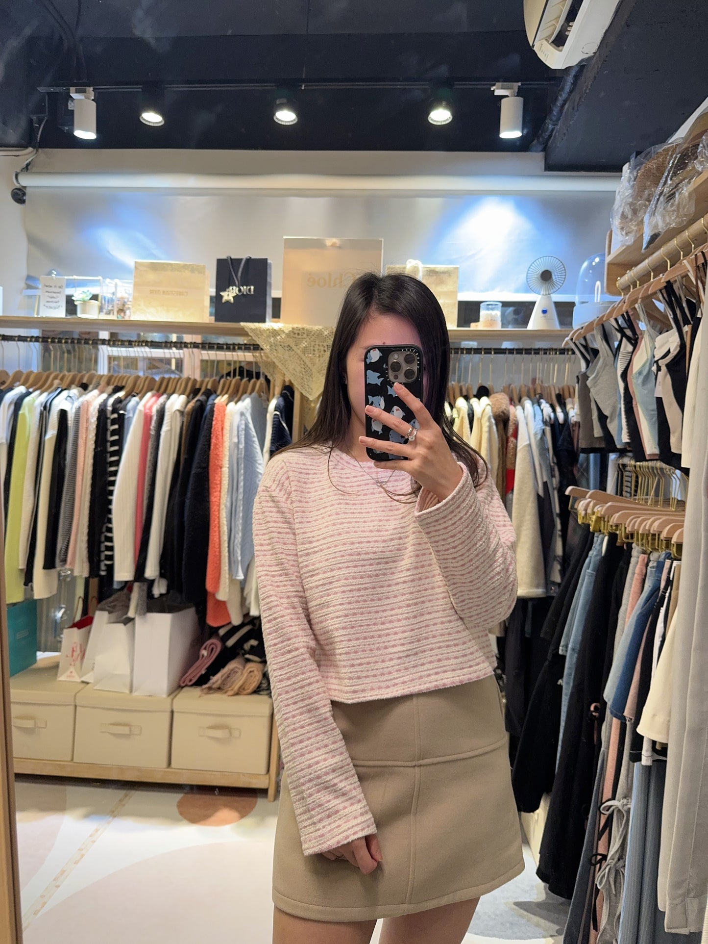 雪花粒粒間條Top💕*2色