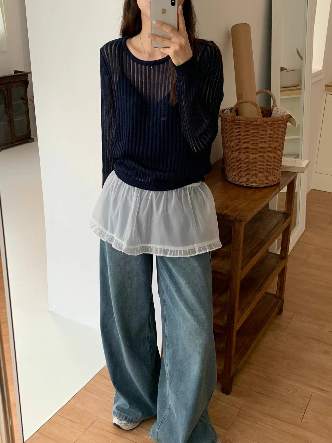 🇰🇷直紋線衫套裝