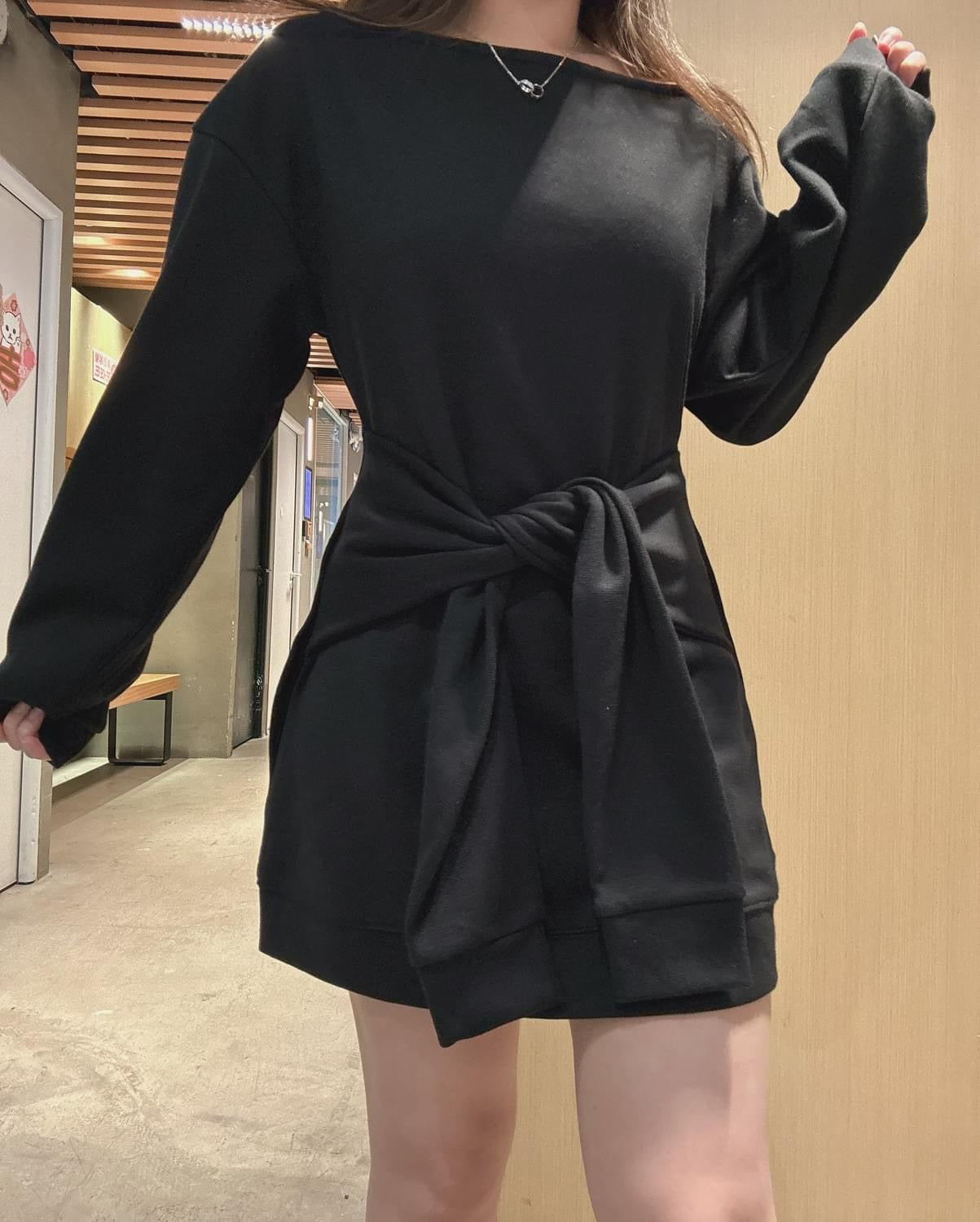🇰🇷假兩件綁腰裙☀️