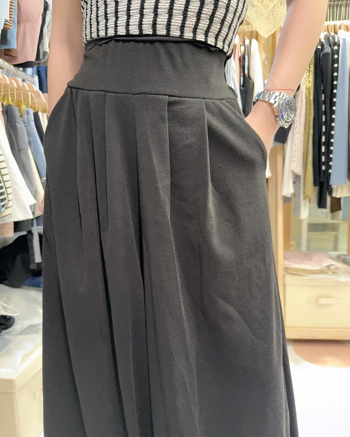 橡筋腰超闊褲👖