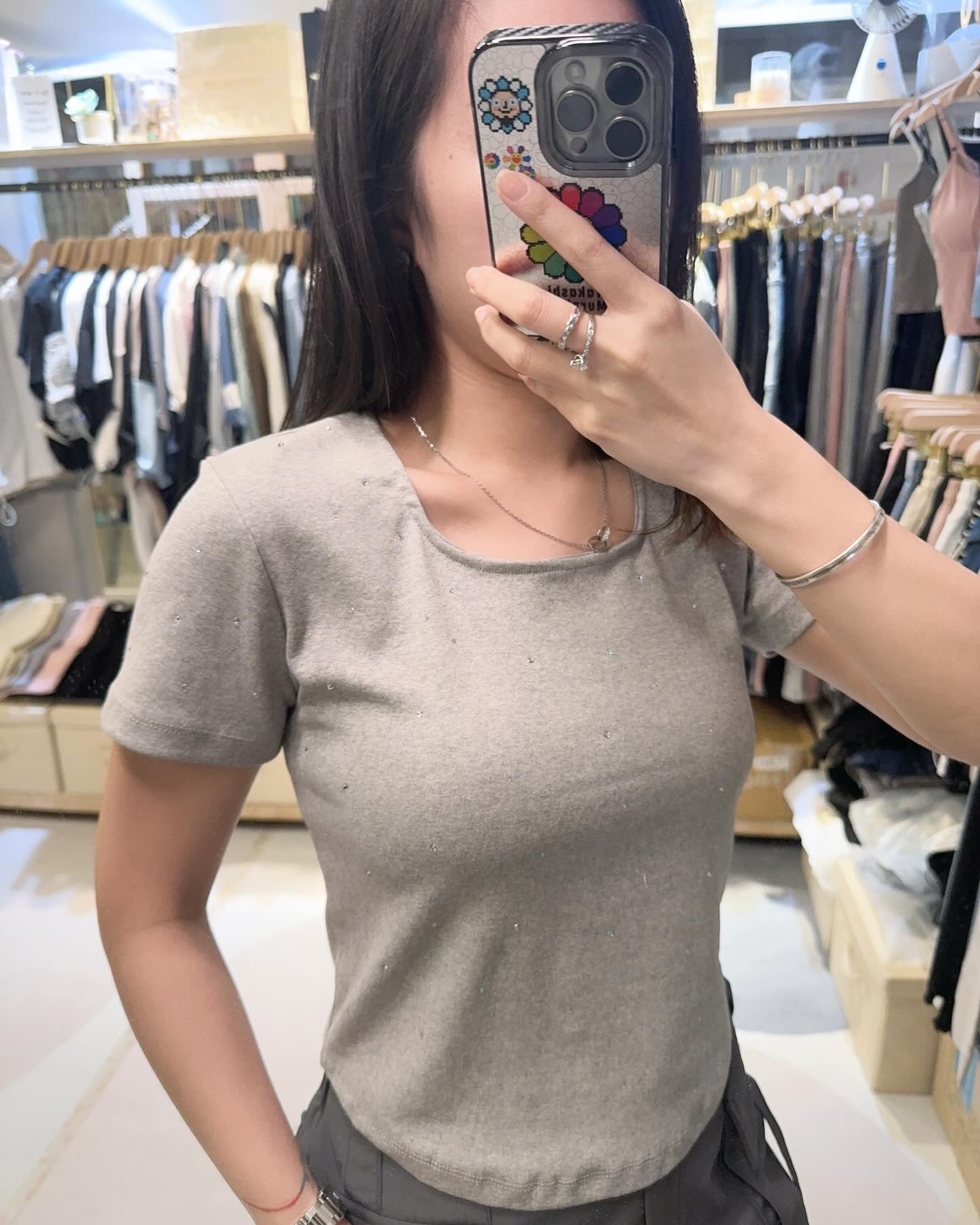 方領低調閃石Tee*2色