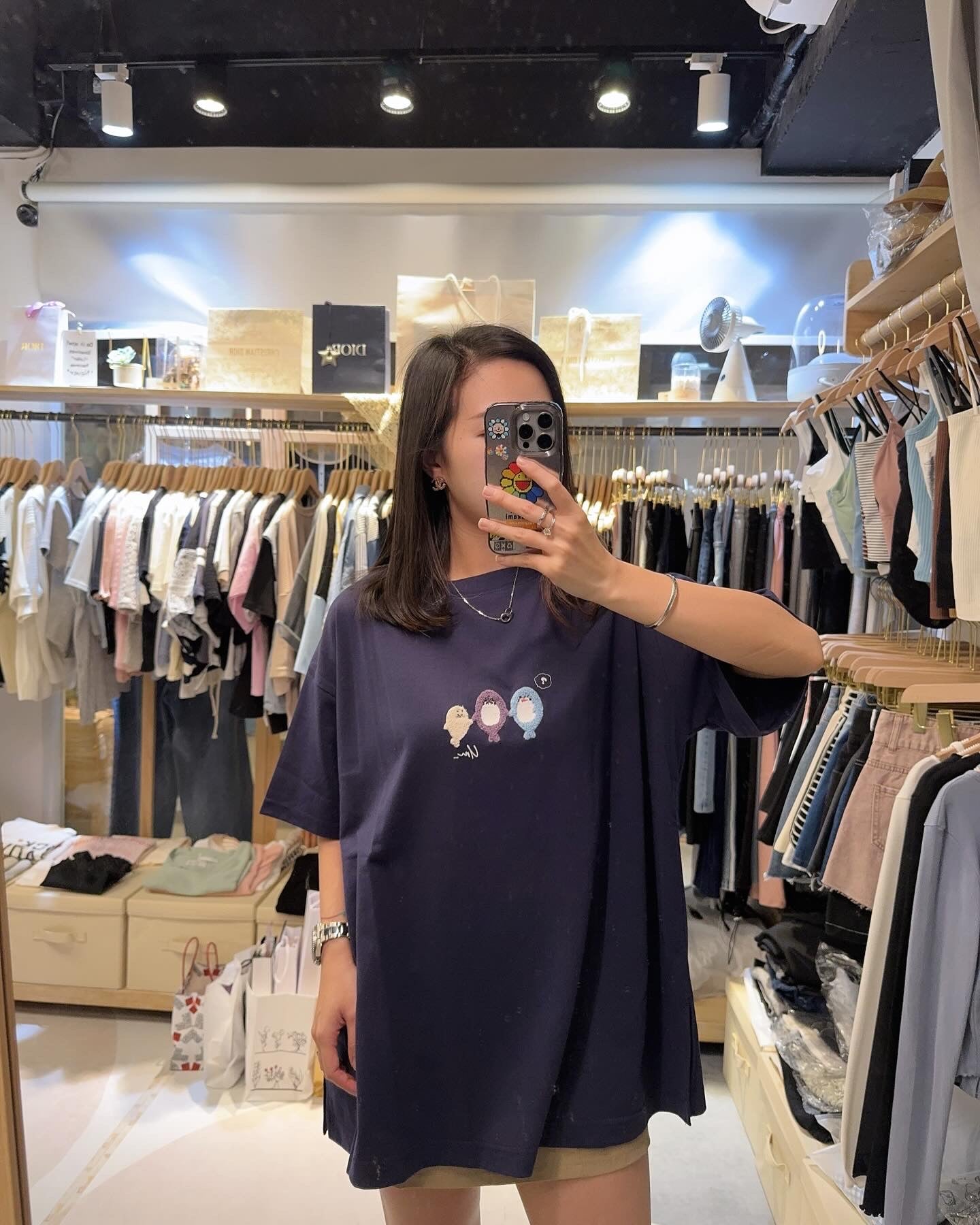 日本直送🇯🇵毛巾鯊魚仔闊身TEE☺️
