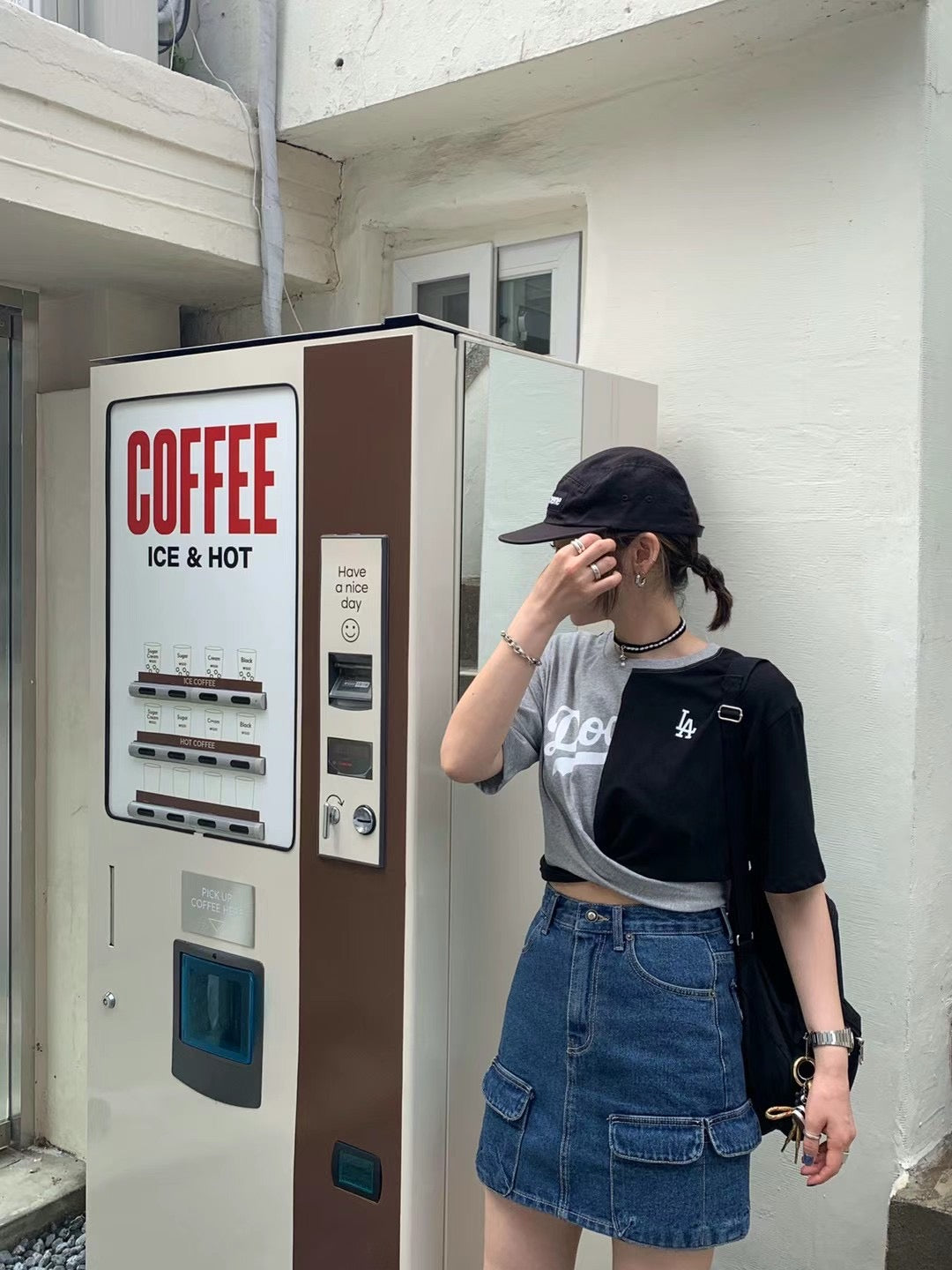 扭結拼色Tee☀️ 2色