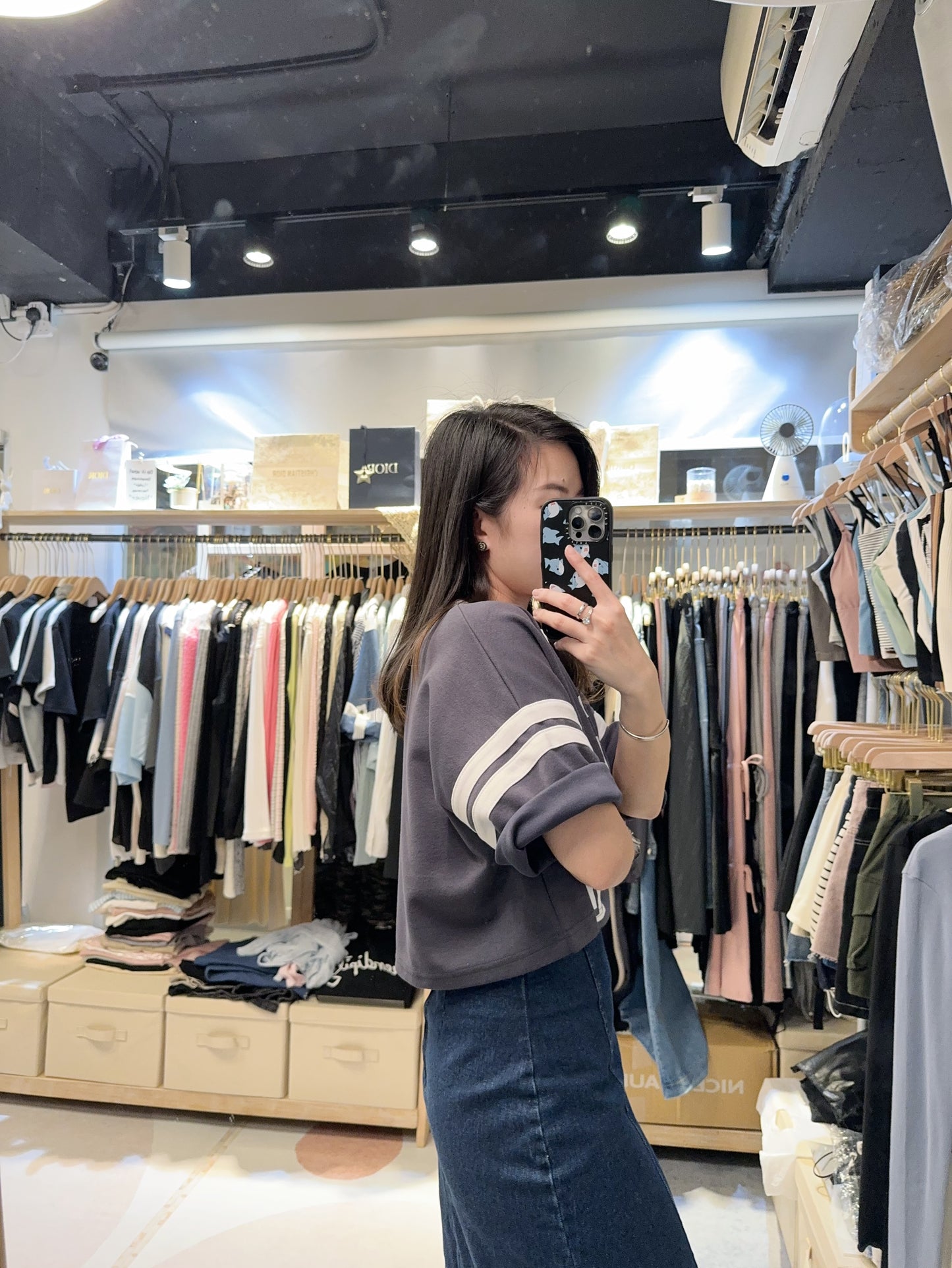 闊袖短版型格Tee