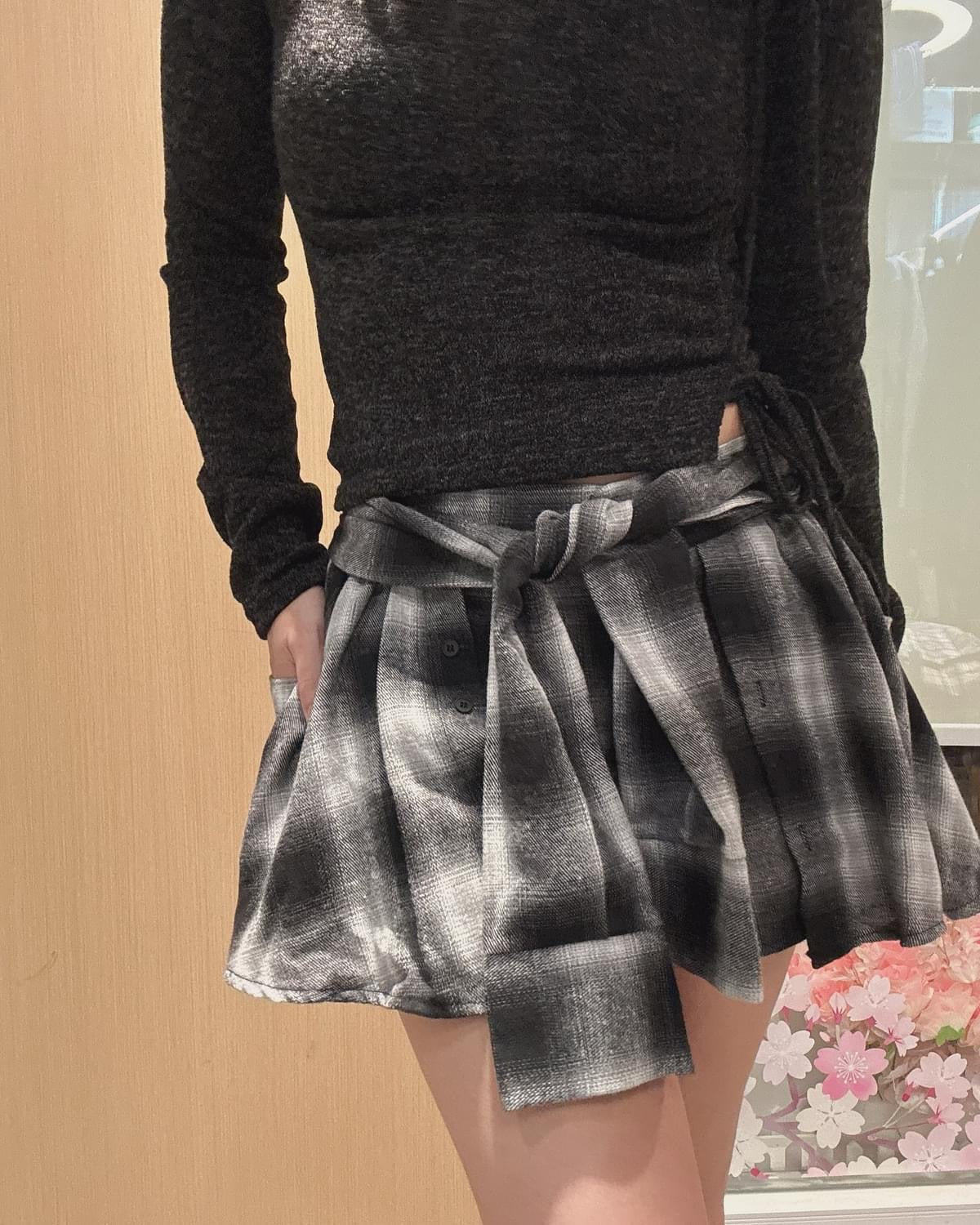 🇰🇷復古恤衫短裙褲*2色