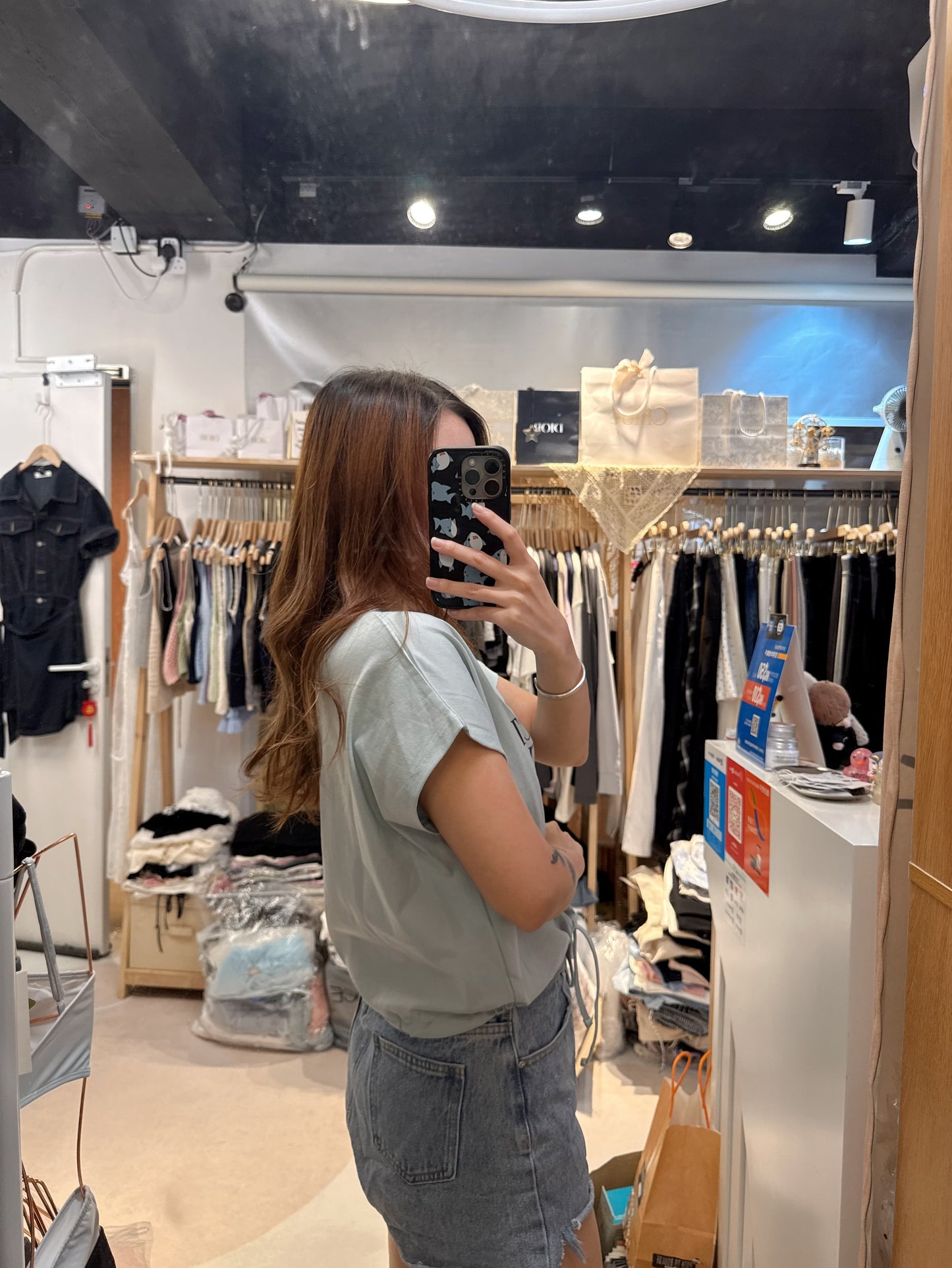 🇰🇷遮手臂 綁帶束腰Tee*3色