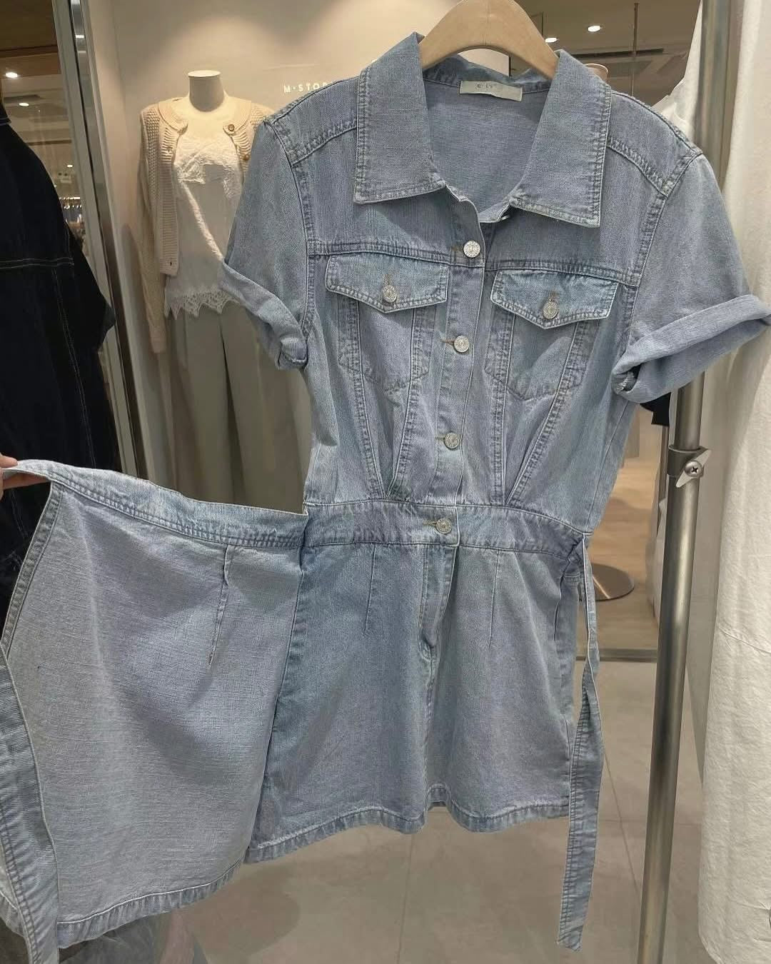 🇰🇷牛仔連身裙