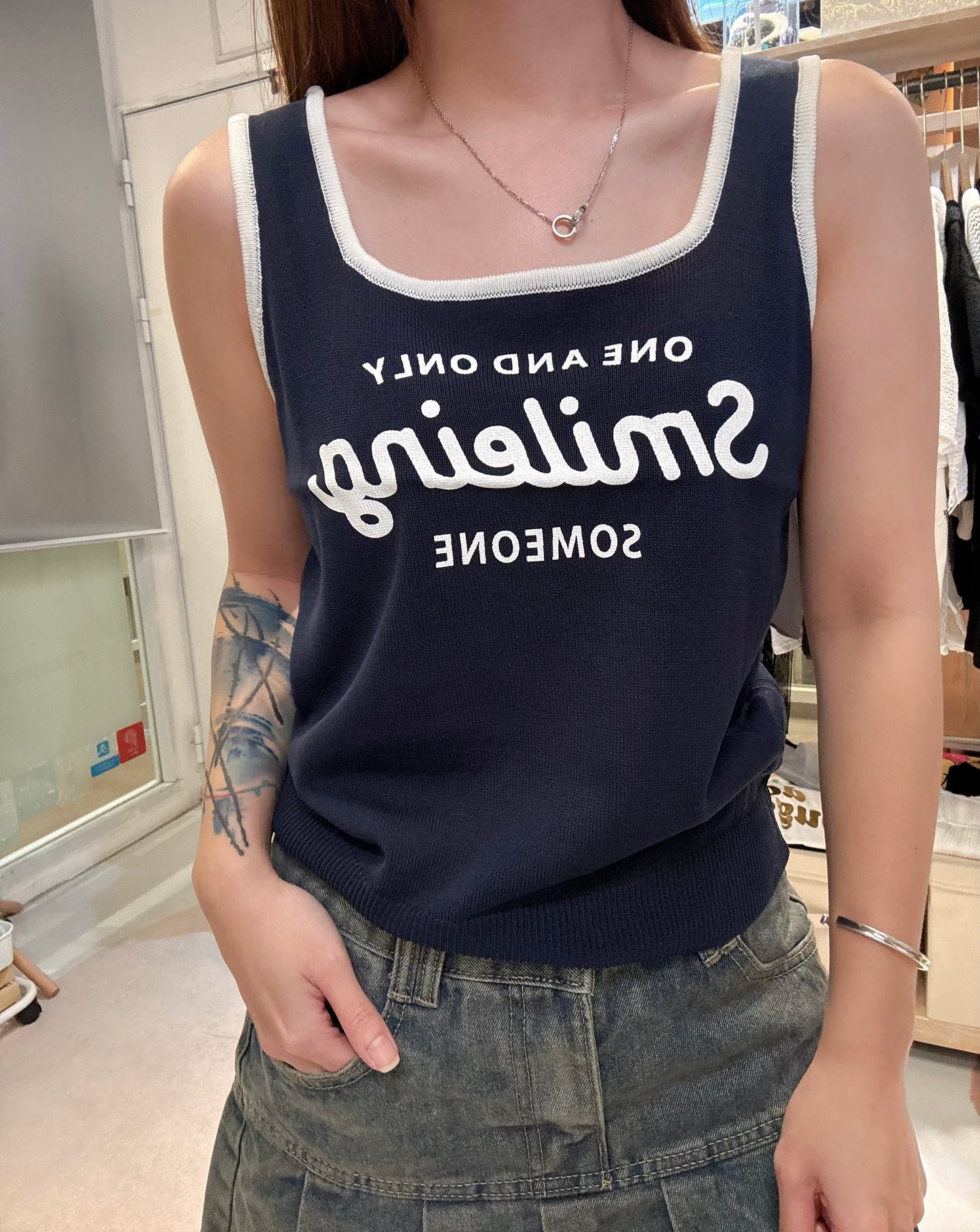 🇰🇷白邊遮副乳背心*2色