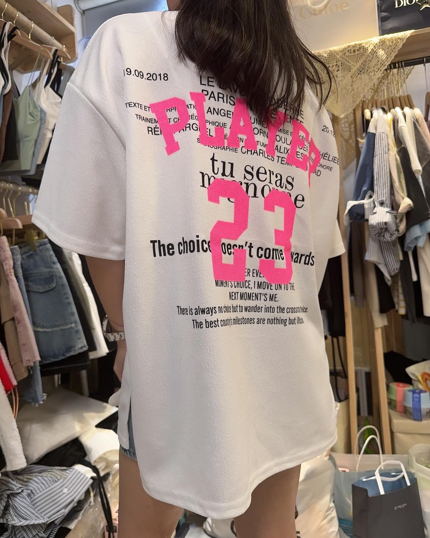 速乾物料闊身Tee*2色
