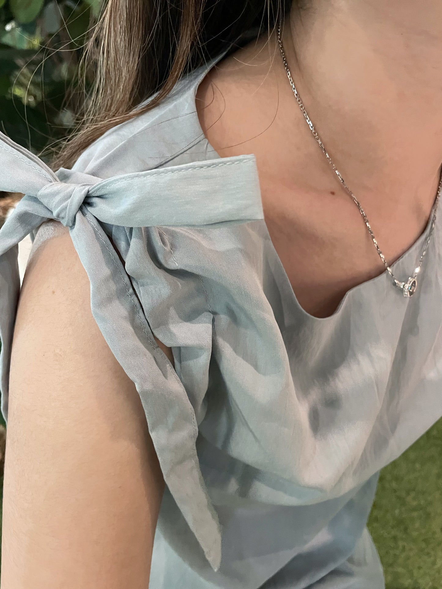 蝴蝶結背心短裙