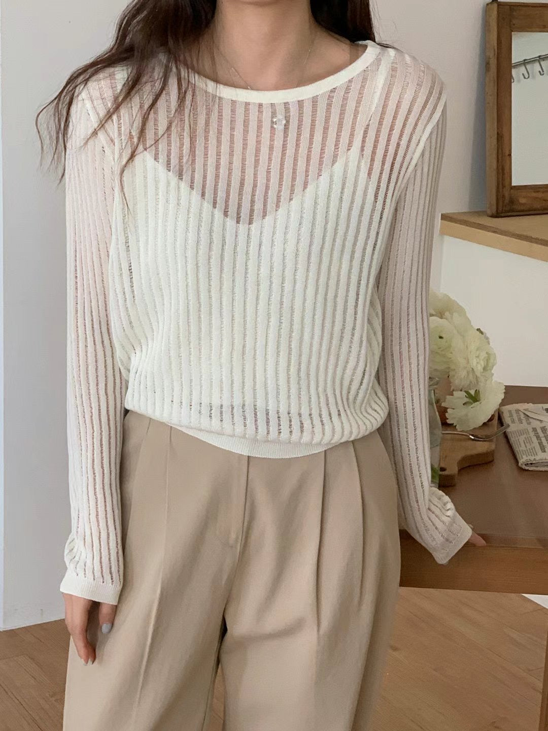 🇰🇷直紋線衫套裝