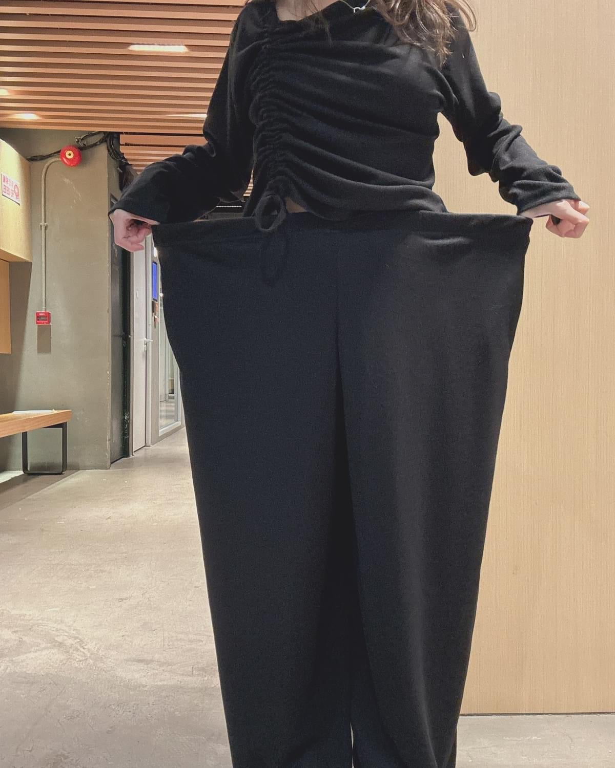 🇰🇷束束上衣+闊褲休閑套裝☀️