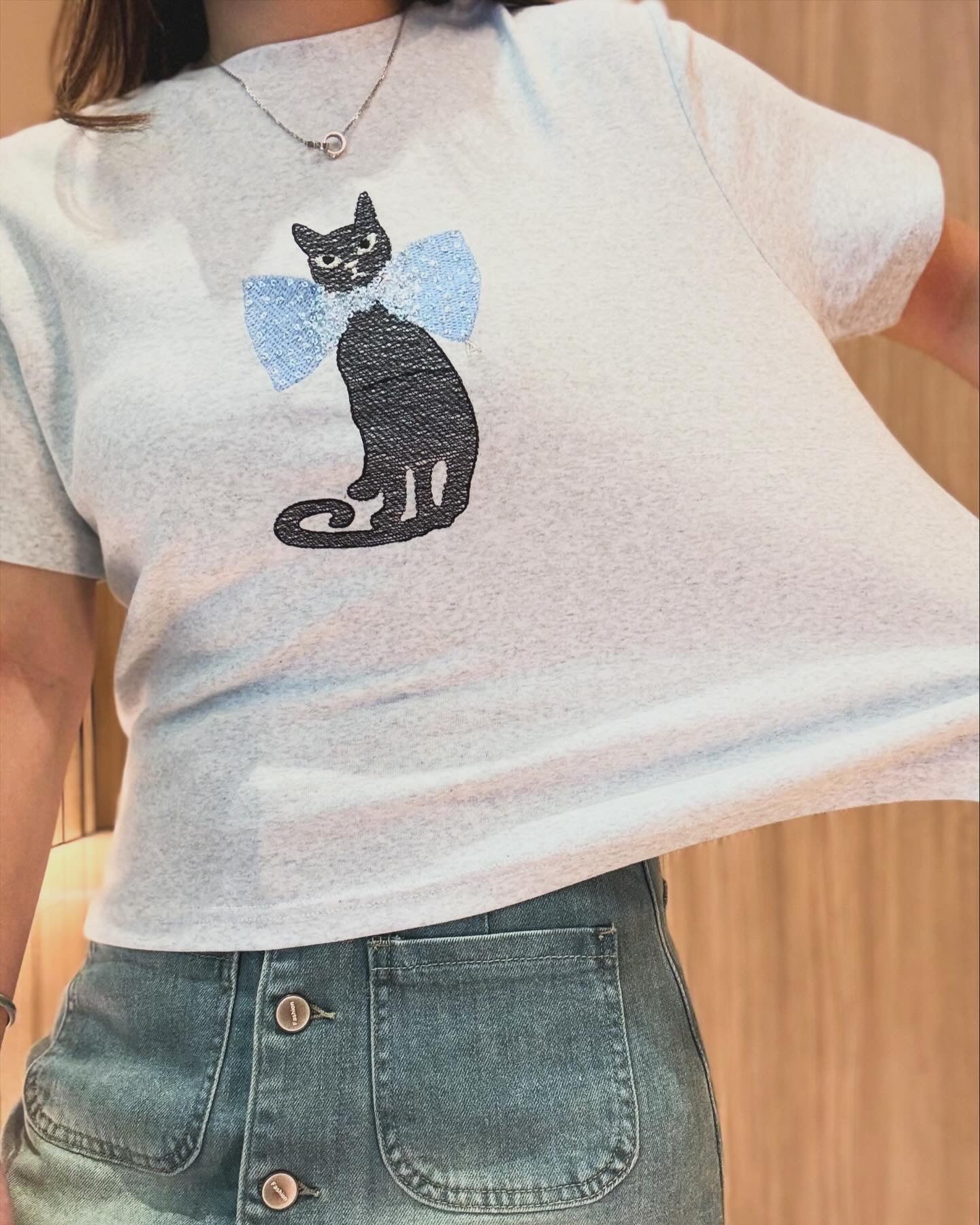 黑貓彈性Tee🐱