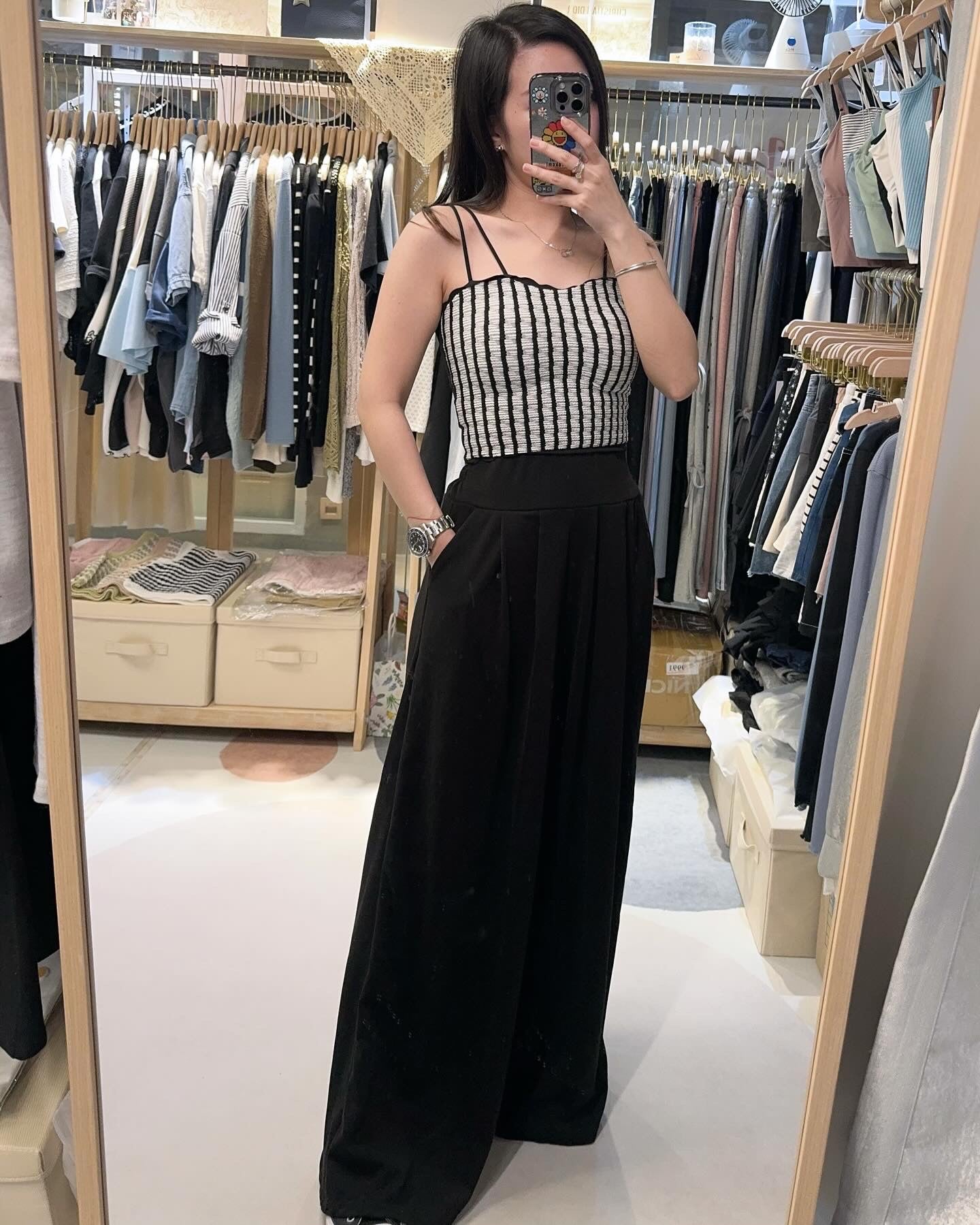 橡筋腰超闊褲👖