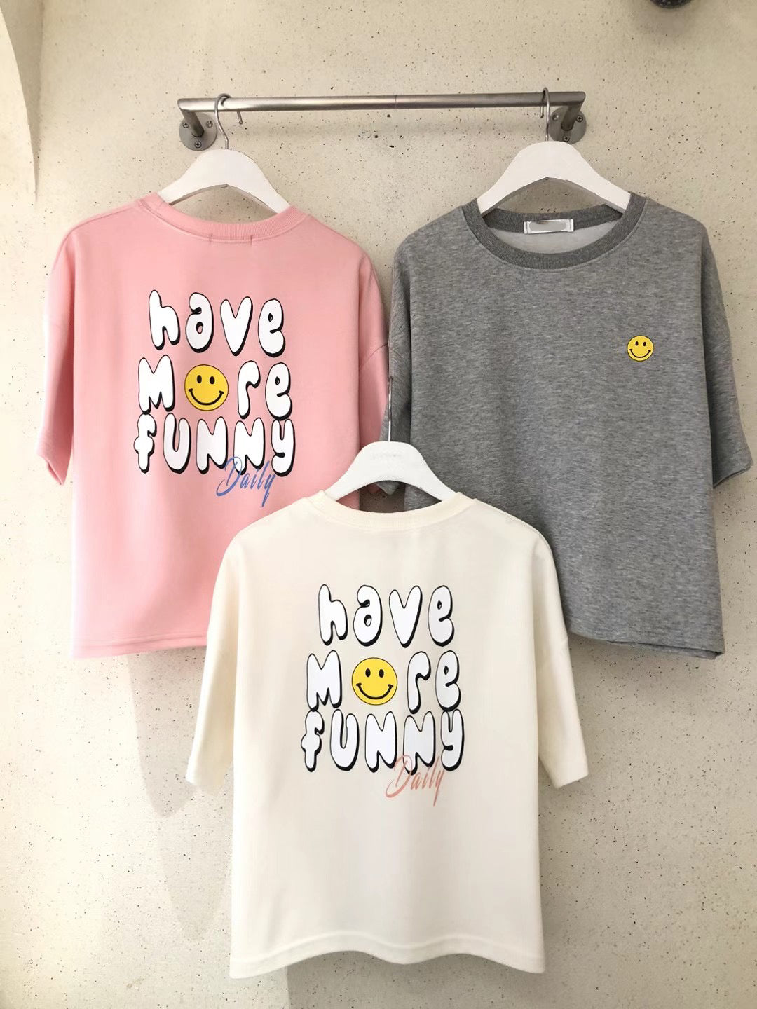 Smile Tee*奶油色