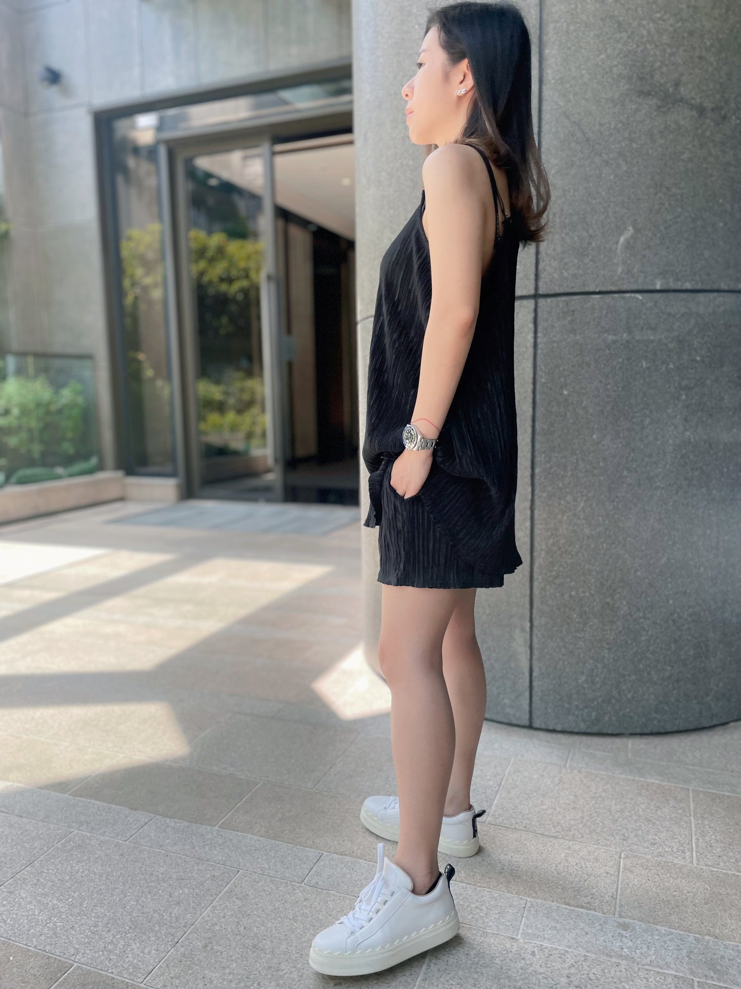 好涼爽!直紋顯瘦Set