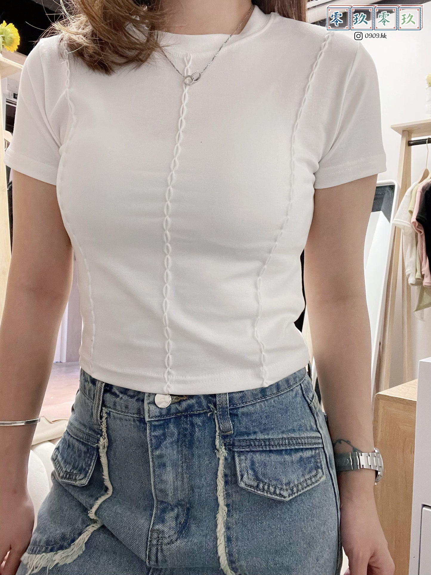 人氣!!扭紋魚骨Tee*2色