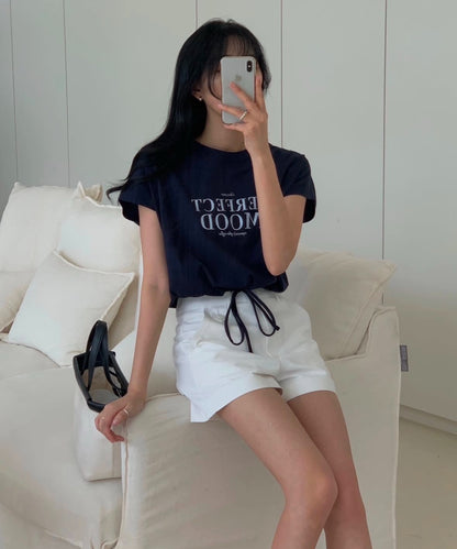 🇰🇷遮手臂 綁帶束腰Tee*3色