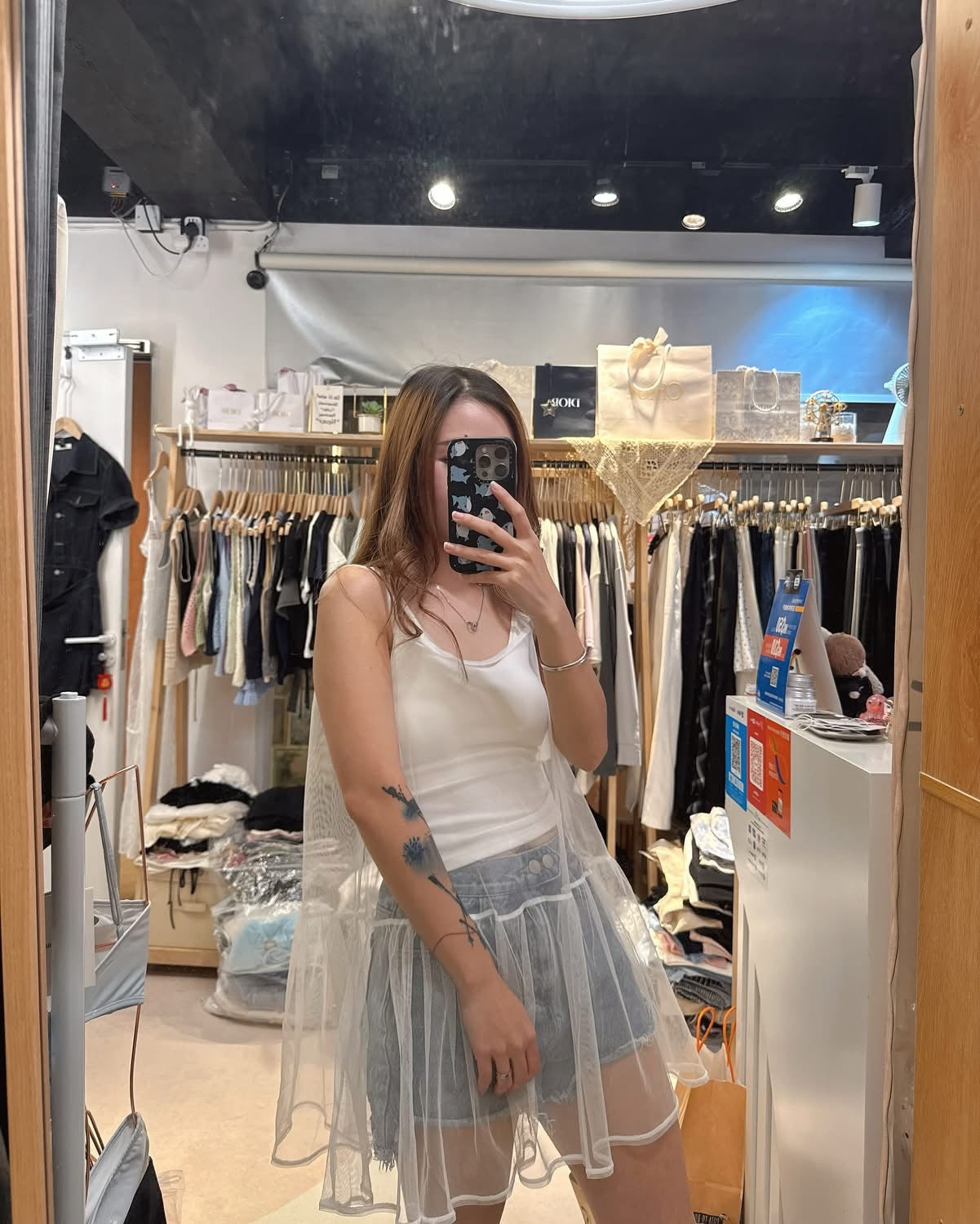 🇰🇷簡約紗紗吊帶裙*2色