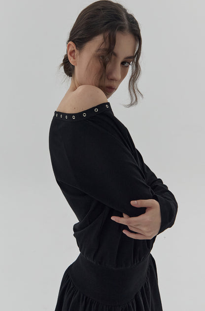 韓系  100%棉質斜肩連身裙 👗