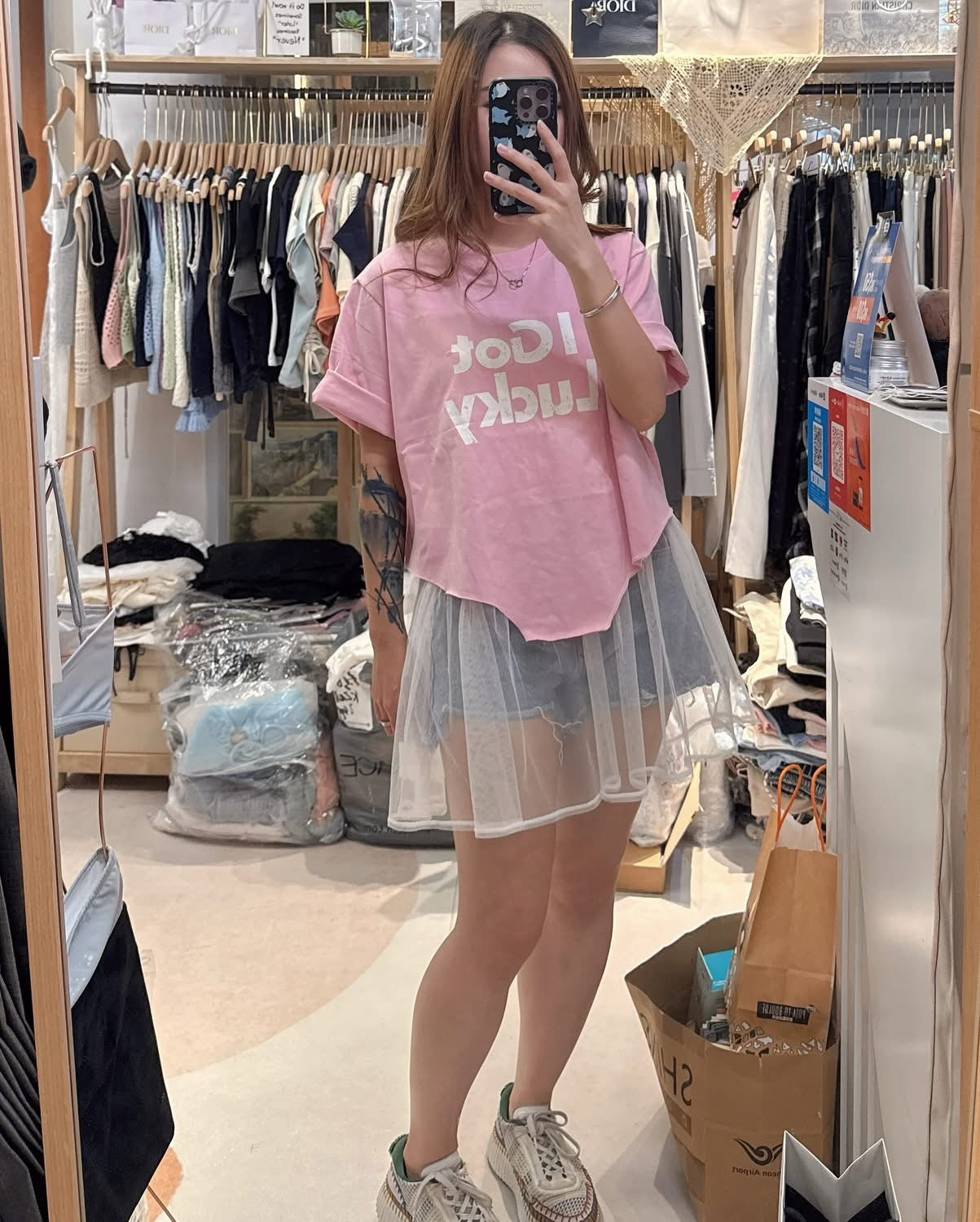 🇰🇷簡約紗紗吊帶裙*2色